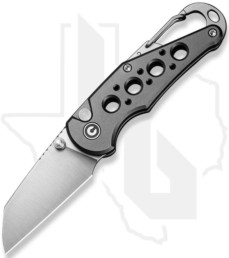 CIVIVI Pragma C23062B-2 - Gray, Aluminum, Hand Satin