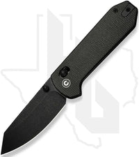 CIVIVI Yonder C23073B-1 - Green Micarta, Black Stonewashed