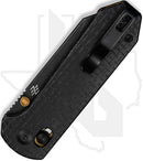 CIVIVI Yonder C23073B-2 - Black Burlap Micarta, Black Stonewashed