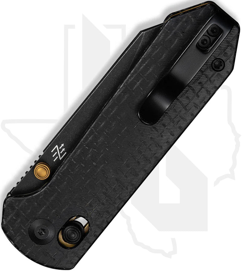 CIVIVI Yonder C23073B-2 - Black Burlap Micarta, Black Stonewashed