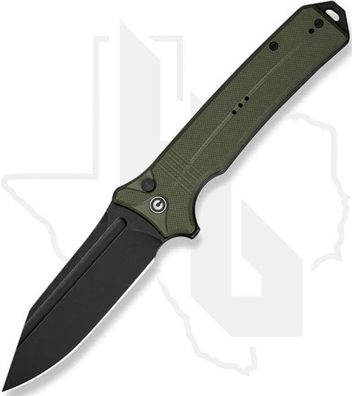 CIVIVI Neurohaptic C23080-3 - OD Green G-10, Black Stonewashed