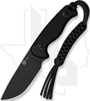 CIVIVI Timberbark C23094-1 - Black G-10, Black Stonewashed