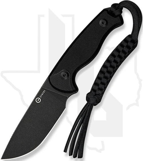 CIVIVI Timberbark C23094-1 - Black G-10, Black Stonewashed