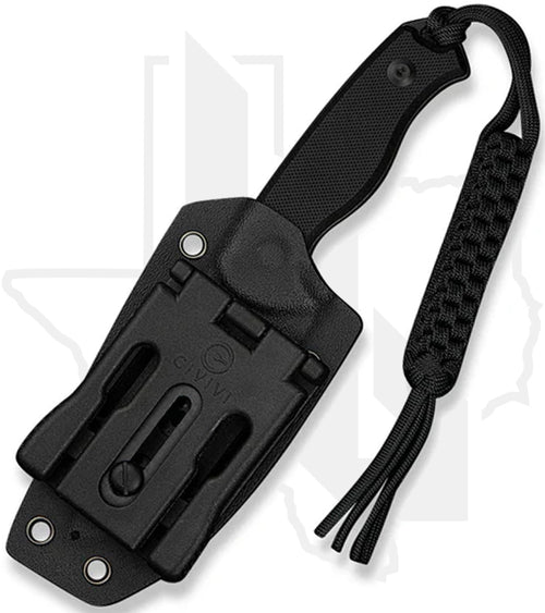 CIVIVI Timberbark C23094-1 - Black G-10, Black Stonewashed