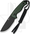 CIVIVI Timberbark C23094-3 - Green Canvas Micarta, Black Stonewashed