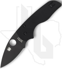 Spyderco Lil' Native C230GPBBK - Black, Black G-10
