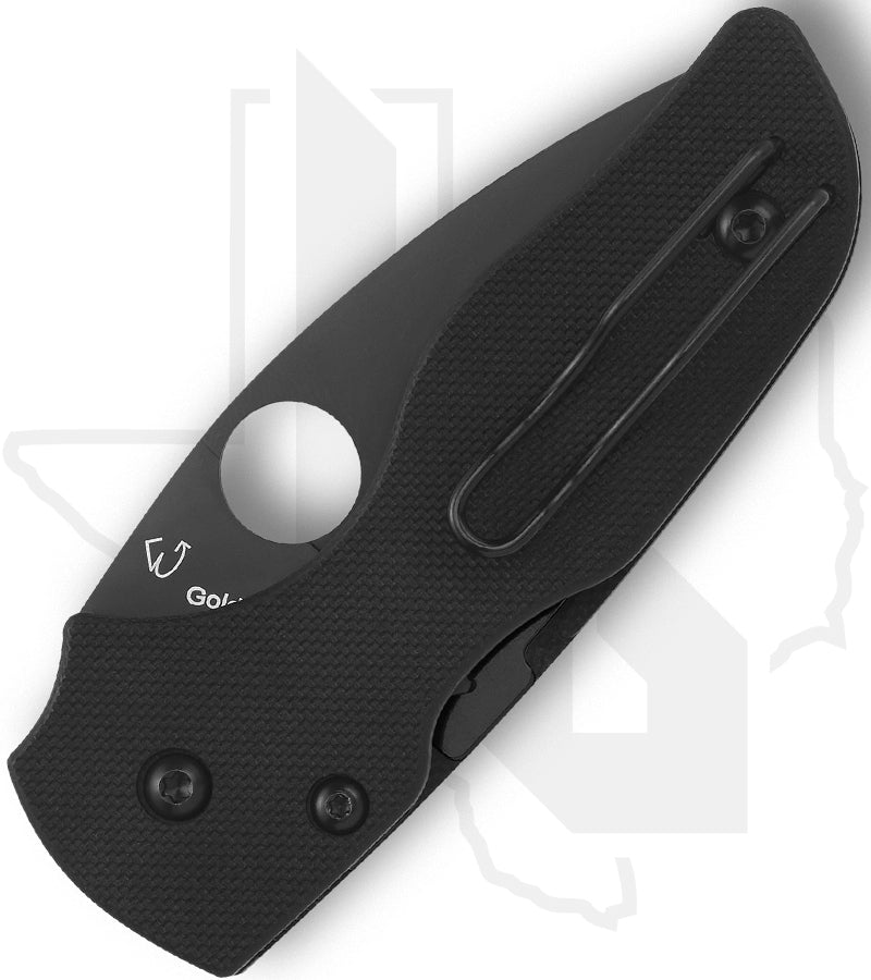 Spyderco Lil' Native C230GPBBK - Black, Black G-10