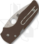 Spyderco Sprint Run Lil' Native C230GPBN15V - Brown G-10