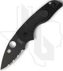 Spyderco Lil' Native Lightweight C230SBBK - Black, Black FRN, SpyderEdge