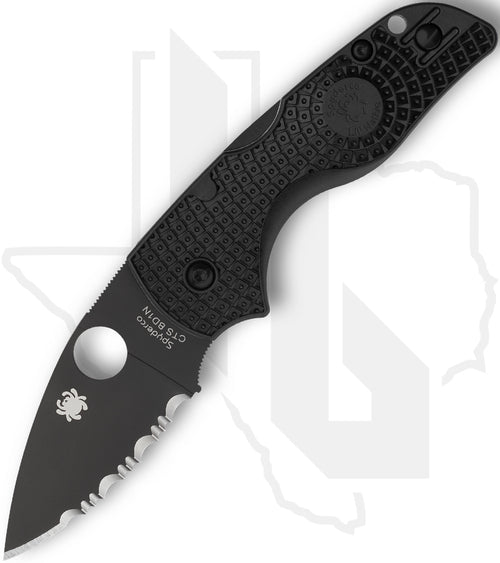 Spyderco Lil' Native Lightweight C230SBBK - Black, Black FRN, SpyderEdge