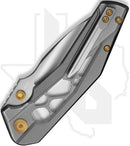 CIVIVI Wellmax C24008C-1 - Gray Aluminum, Clear Lexan Inlay, Satin