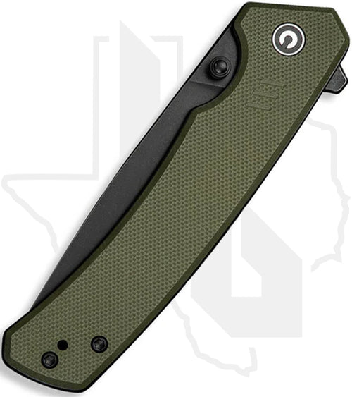 CIVIVI Merit C24012-2 - OD Green G-10, Black Stonewashed