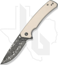 CIVIVI Merit C24012-DS1 - Ivory G-10, Damascus
