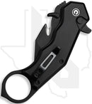 CIVIVI Amaroq C24018-2 - Black Aluminum, Black Stonewash