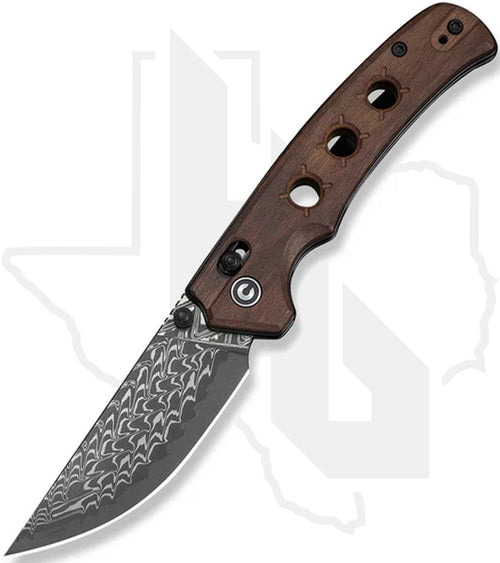 CIVIVI Noctis C24020C-DS1 - Guibourtia Wood, Damascus