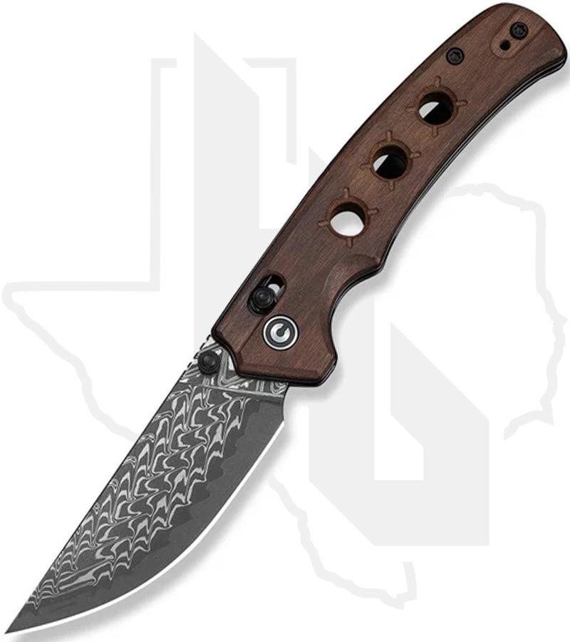 CIVIVI Noctis C24020C-DS1 - Guibourtia Wood, Damascus