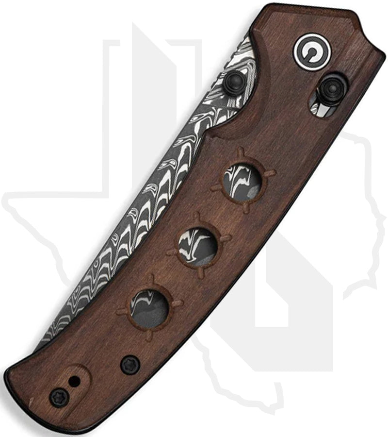 CIVIVI Noctis C24020C-DS1 - Guibourtia Wood, Damascus
