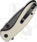 CIVIVI Faeger C24031-DS1 - Milled Ivory G-10, Damascus