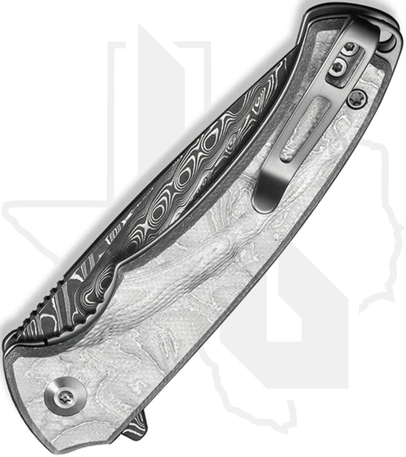 CIVIVI Voidflare C24040-DS1 - G-10 w/ Aluminium Foil, Damascus