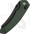 CIVIVI Sixgill C24050-3 - Green Micarta, Black Stonewashed
