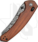 CIVIVI Sixgill C24050-DS1 - Guibourtia Wood, Damascus