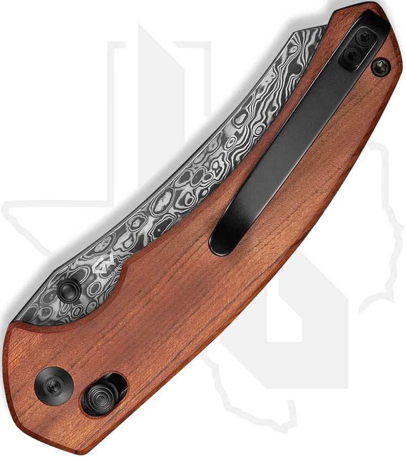 CIVIVI Sixgill C24050-DS1 - Guibourtia Wood, Damascus