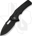 CIVIVI Vexron C24066-1 - Black G-10, Black Stonewashed