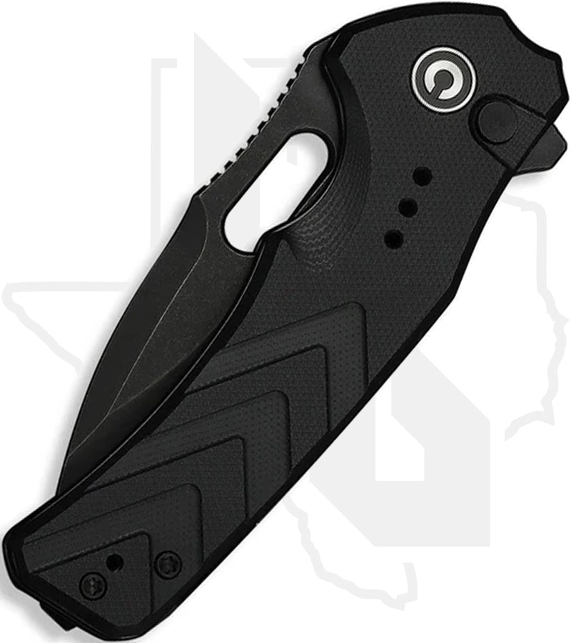 CIVIVI Vexron C24066-1 - Black G-10, Black Stonewashed