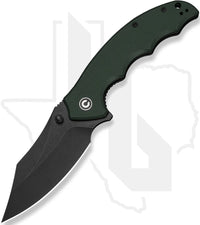 CIVIVI Pentad C24068-2 - Green G-10, Black Stonewashed