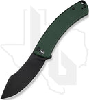 CIVIVI Outlaw Muk C24079-3 - Green G-10, Black Stonewashed
