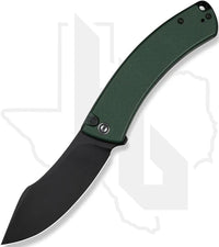 CIVIVI Outlaw Muk C24079-3 - Green G-10, Black Stonewashed