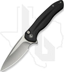 CIVIVI Button Lock Kitefin C24091-1 - Black Aluminum, Satin
