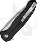 CIVIVI Button Lock Kitefin C24091-1 - Black Aluminum, Satin