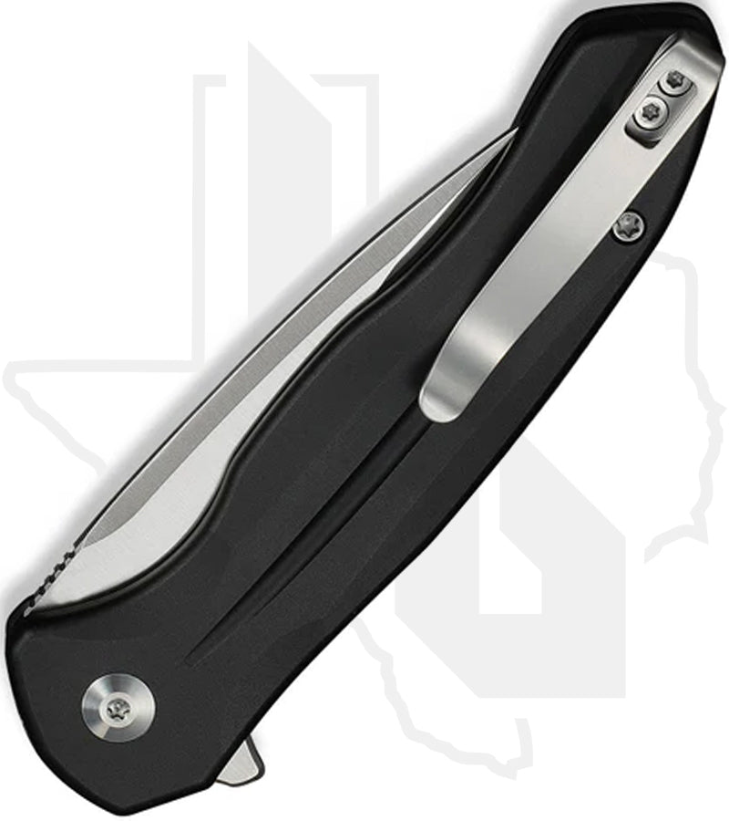 CIVIVI Button Lock Kitefin C24091-1 - Black Aluminum, Satin