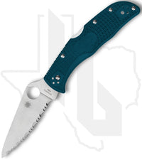 Spyderco Endela Lightweight C243FSK390 - Blue FRN, SpyderEdge