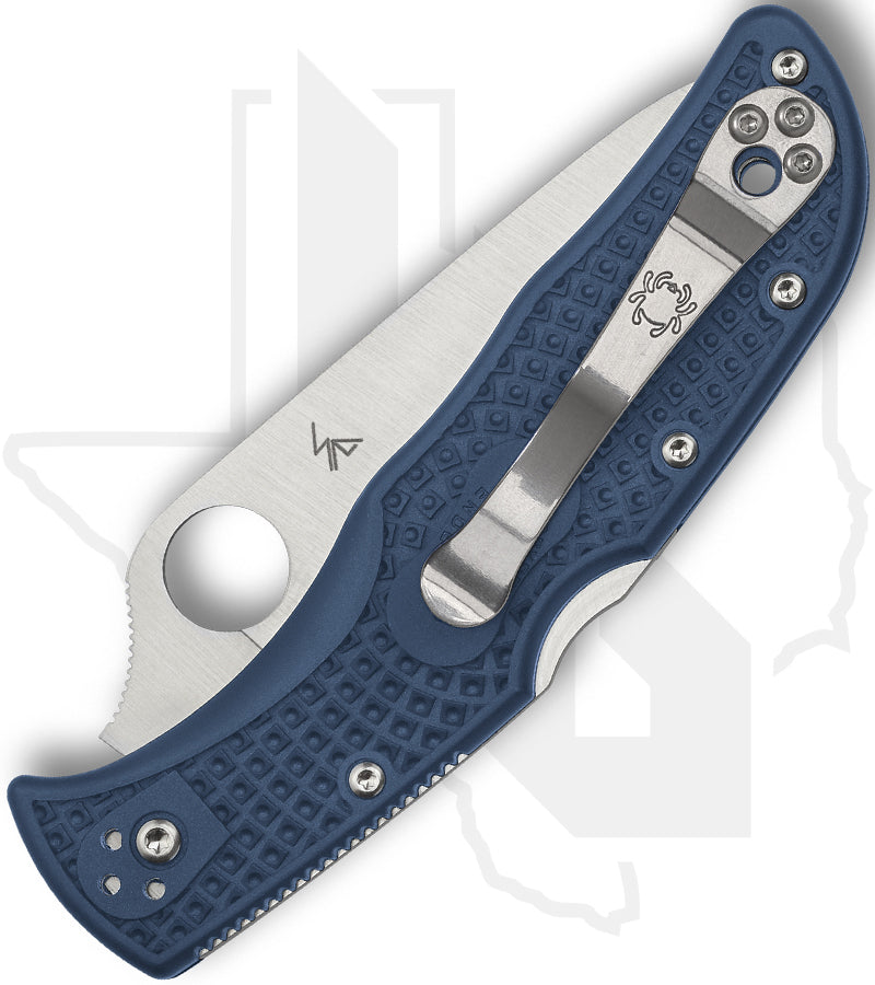 Spyderco Endela Lightweight C243PCBL - Cobalt Blue FRN
