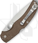 Spyderco Native Chief C244MPCW - Canvas Micarta