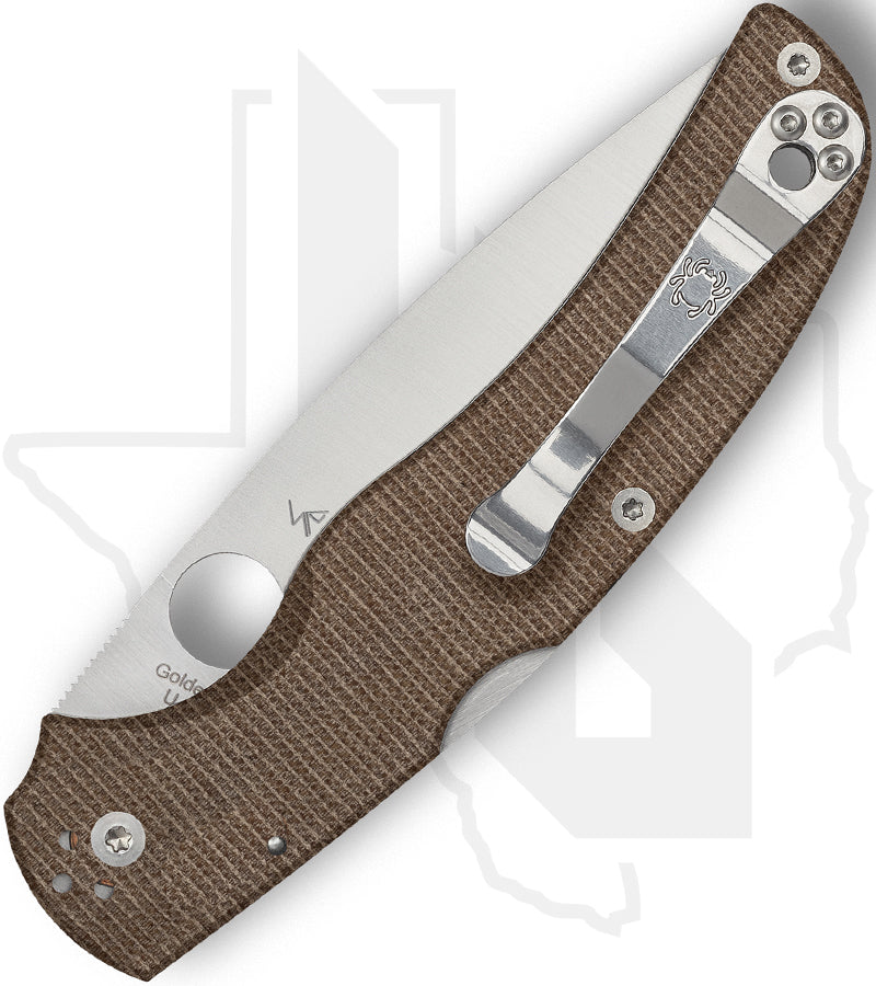 Spyderco Native Chief C244MPCW - Canvas Micarta