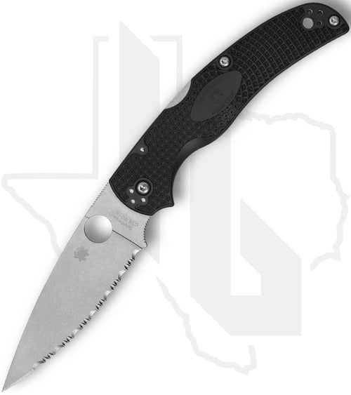 Spyderco Native Chief Lightweight C244SBK - Black FRN, SpyderEdge