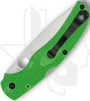 Spyderco Native Chief Lightweight Salt C244SGR - Green FRN, SpyderEdge