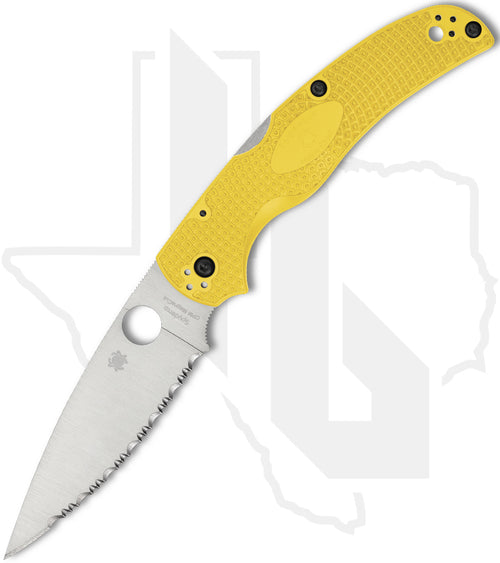 Spyderco Native Chief Lightweight Salt C244SYL - Yellow FRN, SpyderEdge