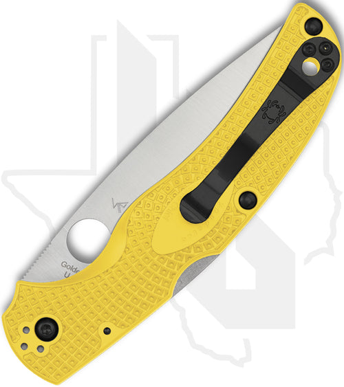 Spyderco Native Chief Lightweight Salt C244SYL - Yellow FRN, SpyderEdge