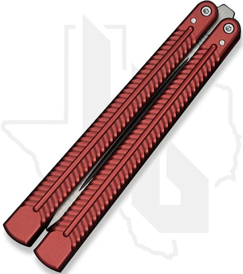 CIVIVI Dracolisk C25028-3 - Burgundy Aluminum, Black Stonewashed w/ Satin Flats