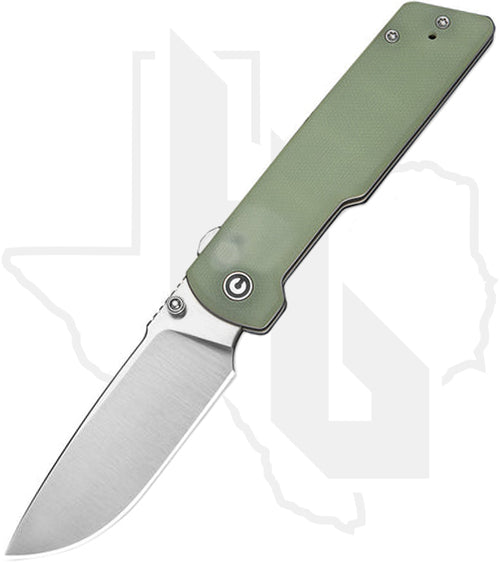 CIVIVI Zygon C25035-1 - Natural G-10 w/ Blue Glow, Satin
