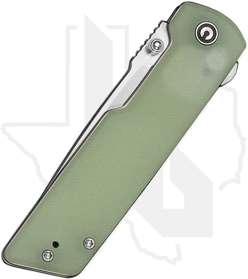 CIVIVI Zygon C25035-1 - Natural G-10 w/ Blue Glow, Satin