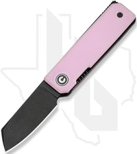 CIVIVI Kukei C25036-1 - Powder Pink G-10, Black Stonewashed