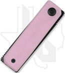 CIVIVI Kukei C25036-1 - Powder Pink G-10, Black Stonewashed