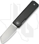 CIVIVI Kukei C25036-4 - Black G-10, Twill Carbon Fiber, Satin