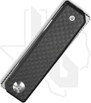 CIVIVI Kukei C25036-4 - Black G-10, Twill Carbon Fiber, Satin