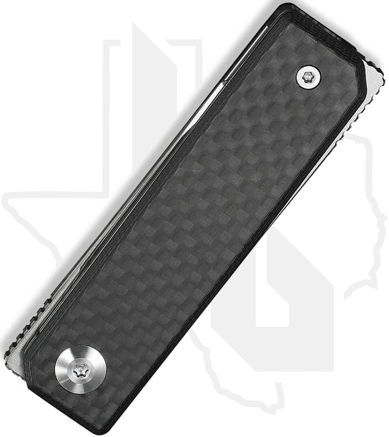 CIVIVI Kukei C25036-4 - Black G-10, Twill Carbon Fiber, Satin
